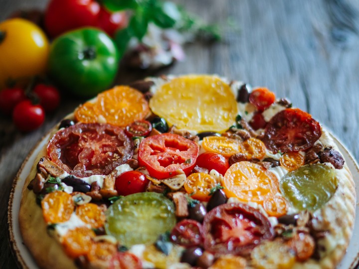 SPAR Mahlzeit „Tomaten Tarte Tatin“ mit Eierschwammerln
