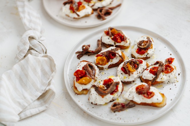 Crostini Burrata Stracciatella