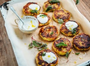 SPAR Mahlzeit Erdäpfel-Gemüse-Rösti mit Jogurtdip