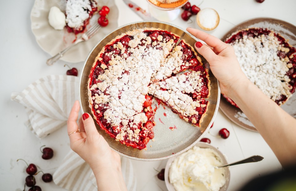 SPAR Mahlzeit Kirsch-Streuselkuchen