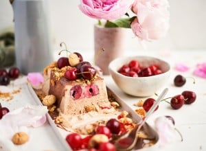 SPAR Mahlzeit Toblerone-Kirsch-Semifreddo