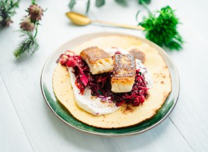 SPAR Mahlzeit Winterkabeljau mit knackigem Rotkraut-Salat