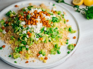 SPAR Mahlzeit Zitronen-Couscous mit grünem Gemüse