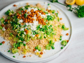 SPAR Mahlzeit Zitronen-Couscous mit grünem Gemüse