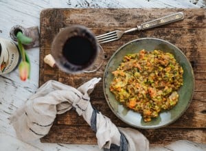 SPAR Mahlzeit Linsen-Lauch Eintopf mit Lachs