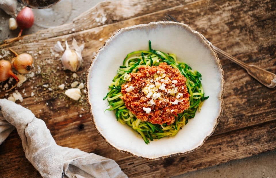 SPAR Mahlzeit Zucchini-Zoodles mit Karfiol-Sugo
