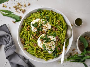 SPAR Mahlzeit Frühlingspasta mit Bärlauchpesto