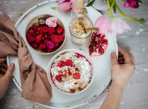 SPAR Mahlzeit Apfel-Zimt-Porridge mit Granatapfel