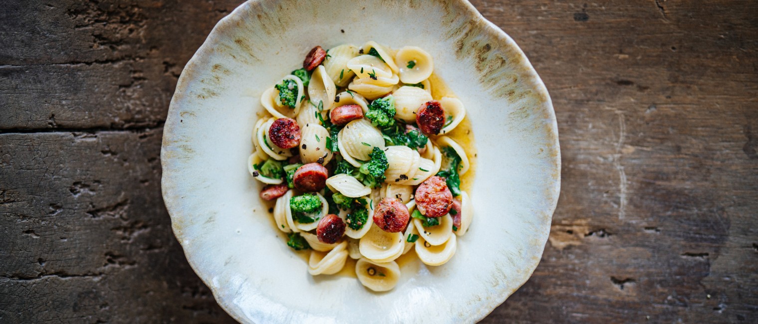 SPAR Mahlzeit Orecchiette mit Salsiccia und Brokkoli