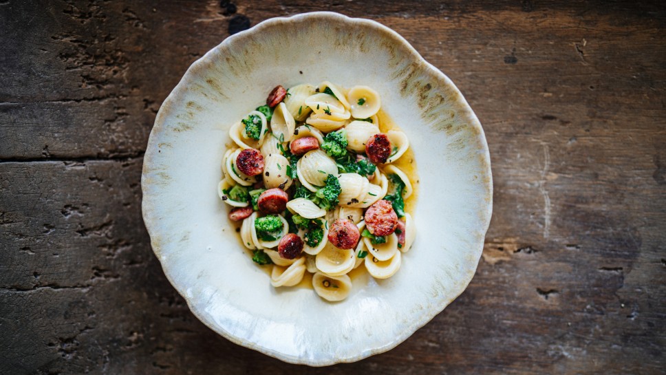 SPAR Mahlzeit Orecchiette mit Salsiccia und Brokkoli