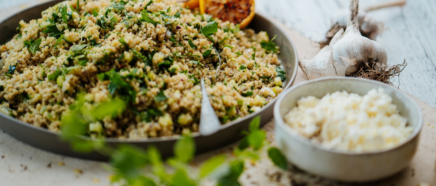 SPAR Mahlzeit! Quinoa-Minz-Salat mit Gurke und Feta