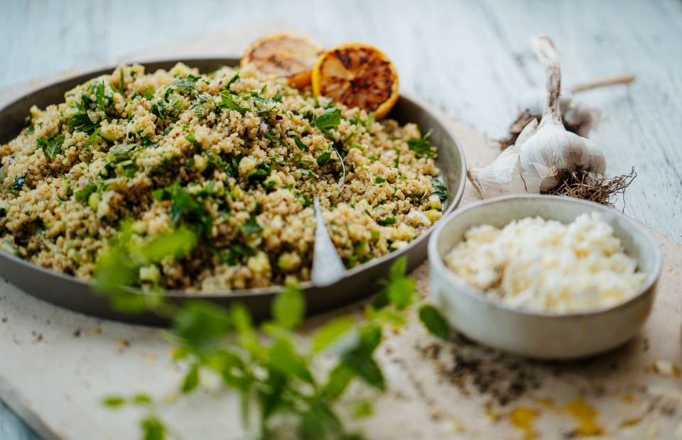 SPAR Mahlzeit! Quinoa-Minz-Salat mit Gurke und Feta
