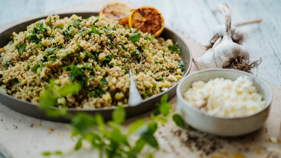 SPAR Mahlzeit! Quinoa-Minz-Salat mit Gurke und Feta