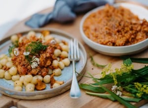 Mini-Gnocchi mit Salsiccia-Pilz-Sugo