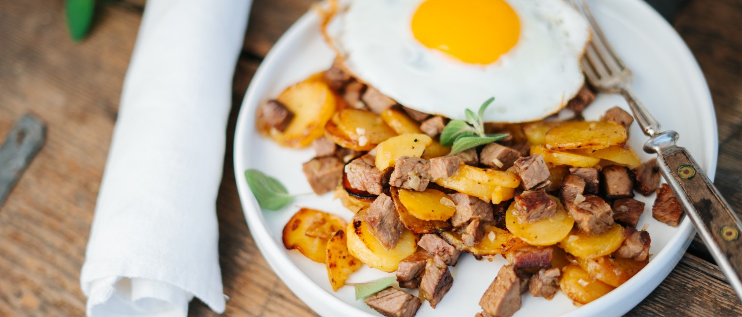 SPAR Mahlzeit Tiroler Gröstl mit Spiegelei