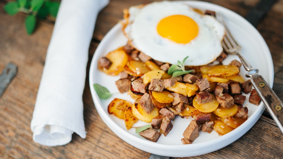 SPAR Mahlzeit Tiroler Gröstl mit Spiegelei