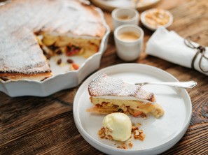SPAR Mahlzeit Apfel-Brot-Auflauf mit Schneehaube