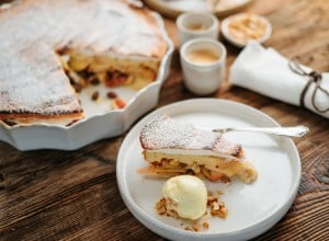 SPAR Mahlzeit Apfel-Brot-Auflauf mit Schneehaube