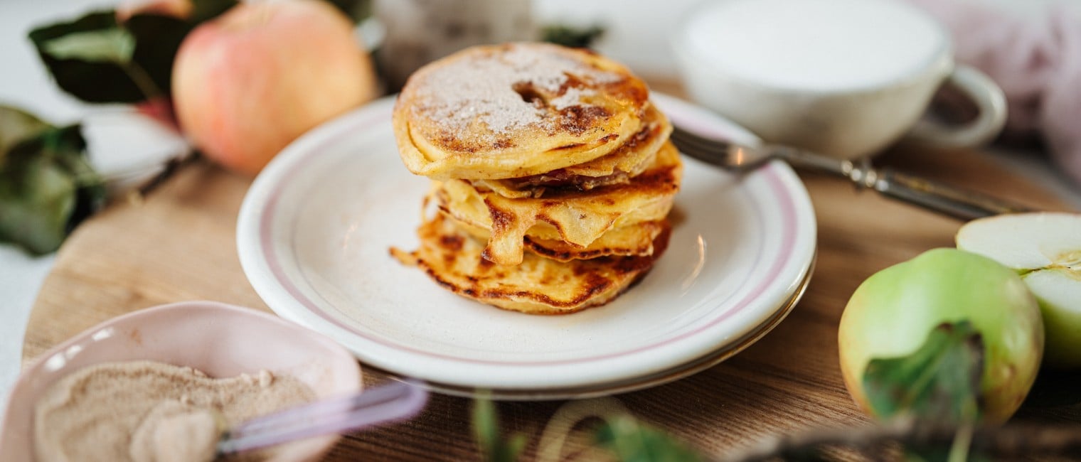 Apfel-Jogurt-Pancakes