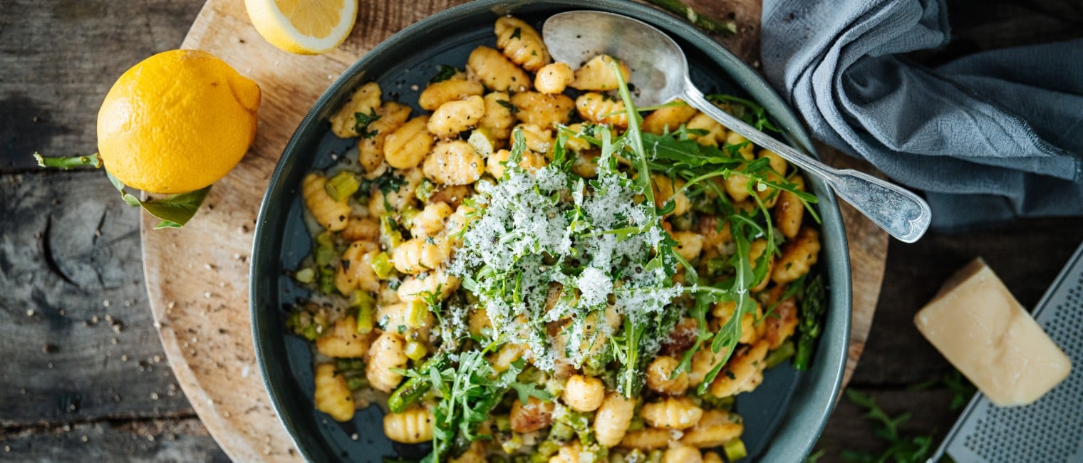 Gnocchi mit Spargel Rahmsauce