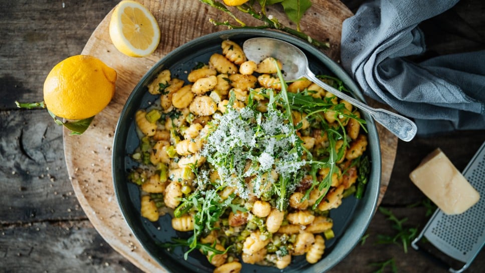 Gnocchi mit Spargel Rahmsauce