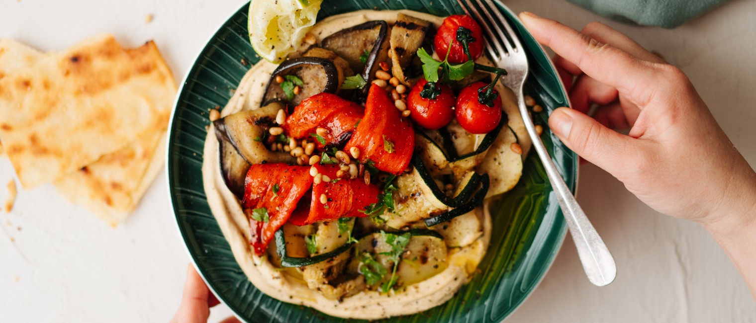 SPAR Mahlzeit! Grillgemüse mit Hummus
