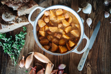 SPAR Mahlzeit Erdäpfelgulasch mit Würstel