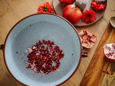 SPAR Mahlzeit Granatapfel entkernen