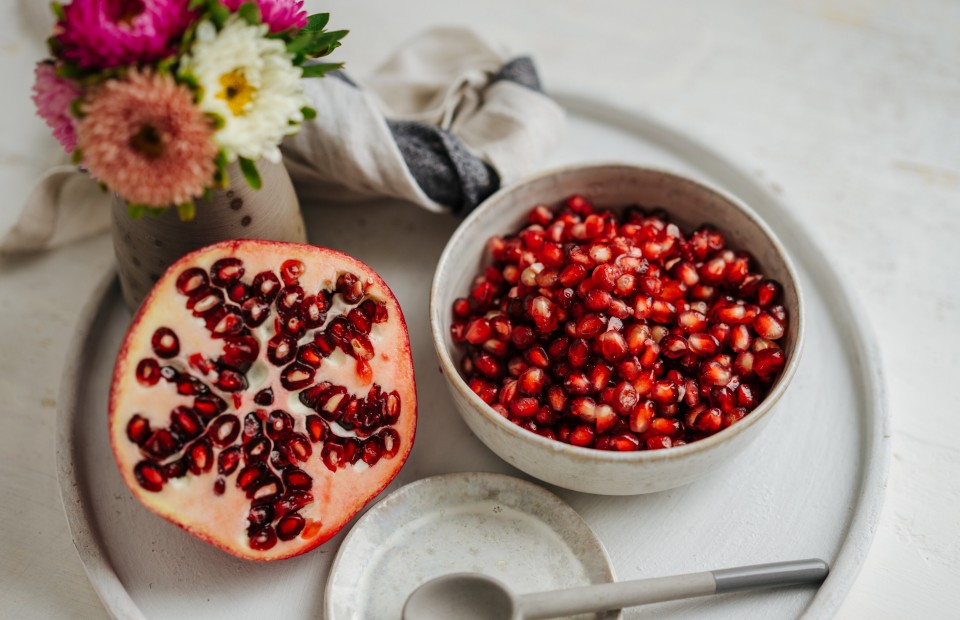SPAR Mahlzeit Granatapfel entkernen