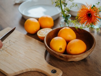 SPAR Mahlzeit Orange filetieren