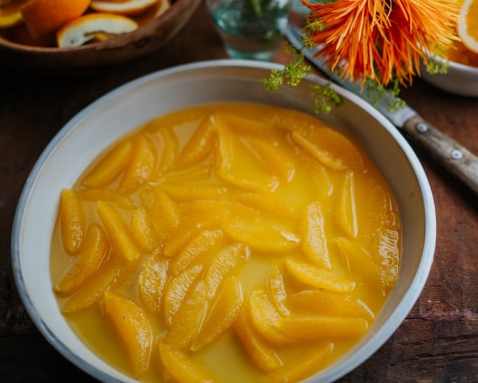 SPAR Mahlzeit Orange filetieren