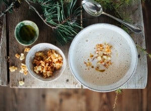 SPAR Mahlzeit Pastinaken Cremesuppe mit Trüffelöl