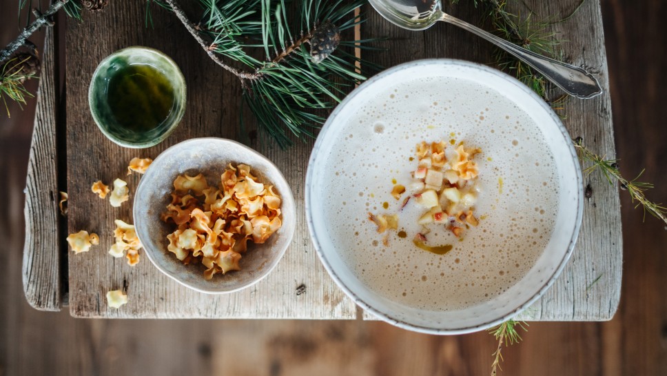 SPAR Mahlzeit Pastinaken Cremesuppe mit Trüffelöl