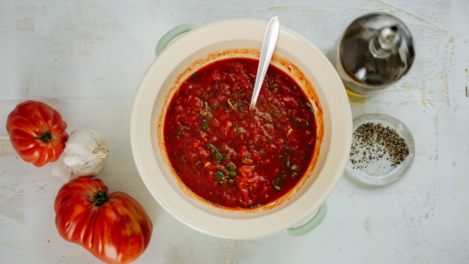 SPAR Mahlzeit! Schritt-für-Schritt Pizzasauce