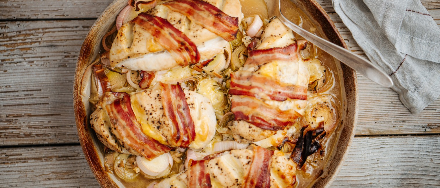 SPAR Mahlzeit Gefülltes Hühnchen mit Lauch aus dem Ofen