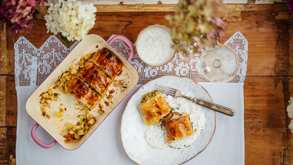 SPAR Mahlzeit Lauch-Erdäpfel-Strudel