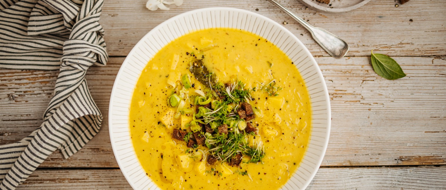 Erdäpfel-Lauch-Suppe