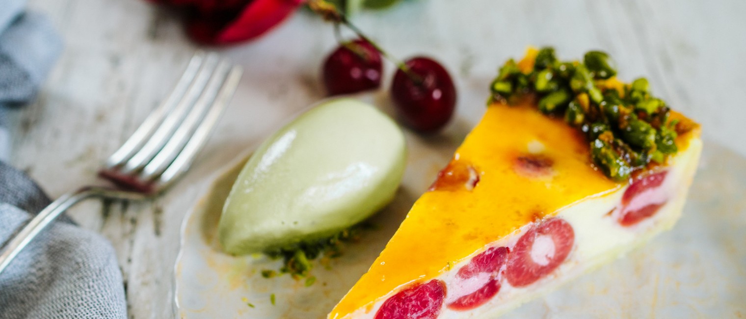 SPAR Mahlzeit Kirsch-Tarte mit Pistazienkrokant