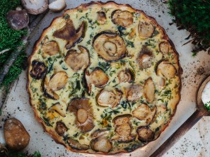 SPAR Mahlzeit Quiche mit Pilzen, Spinat und Bergkäse