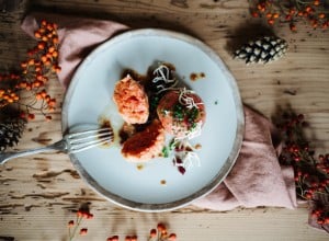 SPAR Mahlzeit Rote-Rüben-Knödel mit Kren und Schnittlauch