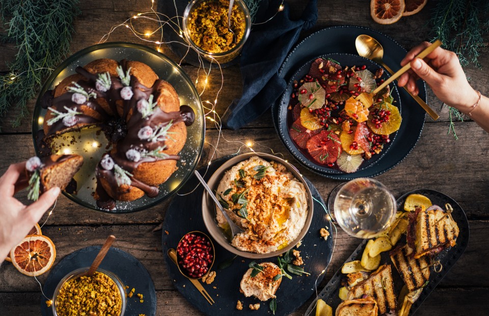 SPAR Mahlzeit Weihnachtstisch