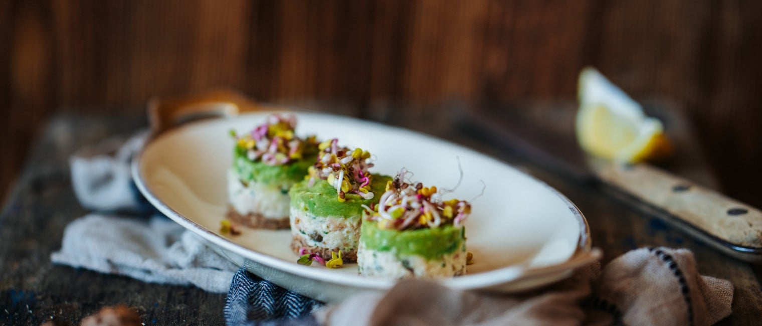 SPAR Mahlzeit Räucherforellen-Tatar mit Avocado