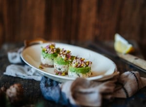 SPAR Mahlzeit Räucherforellen-Tatar mit Avocado