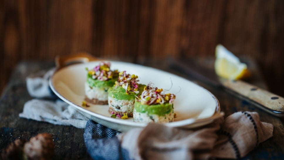 SPAR Mahlzeit Räucherforellen-Tatar mit Avocado
