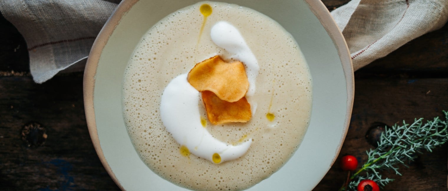 SPAR Mahlzeit Getrüffelte Topinambur-Cremesuppe