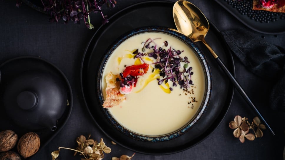 Weihnachtliche Rieslingsuppe
