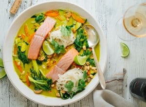 SPAR Mahlzeit Bio-Lachs mit grünem Thaicurry