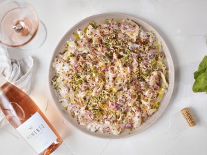 Markus Huber Rose Moments zu Saiblingscarpaccio