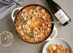 Stift Göttweig Grüner Veltliner Furth zu Garnelen Gnoccetti