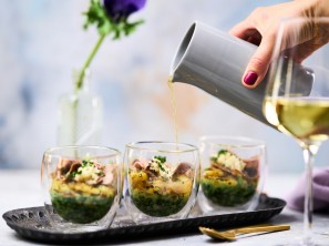 SPAR Mahlzeit Tafelspitz mit Apfelkren Röstkartoffel und cremigem Spinat